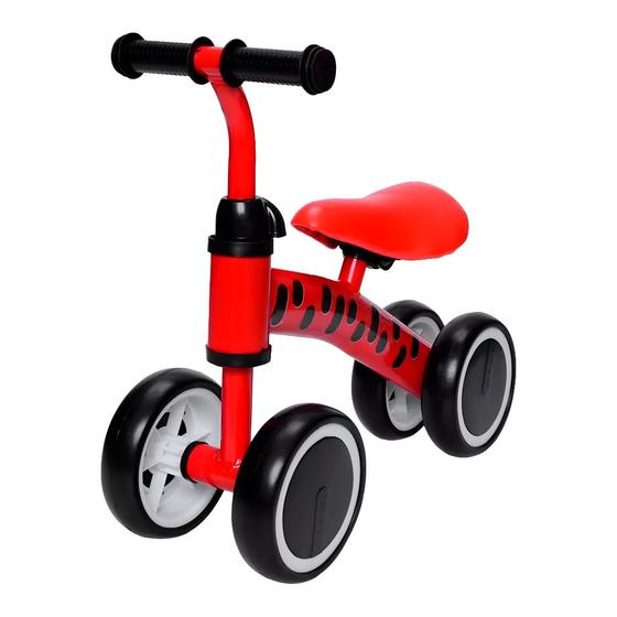 Imagem de Bicicleta Equilibrio 4 Rodas Sem Pedal Bike Infantil 24kg