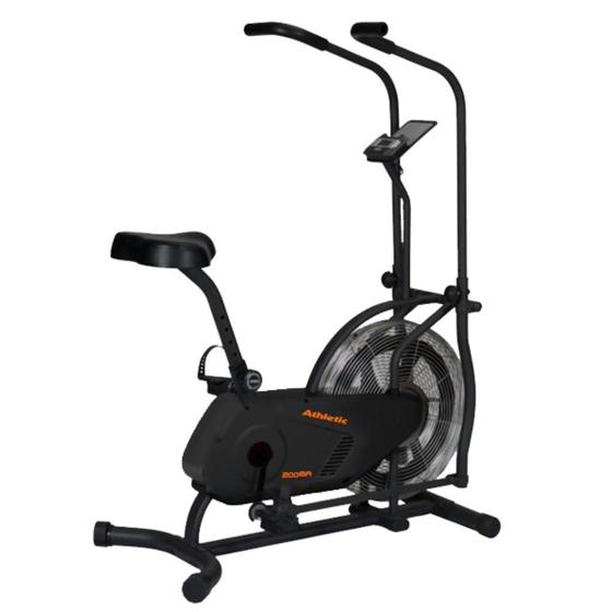 Imagem de Bicicleta Ergométrica Athletic Air Bike 200BA Suporta 100kg Banco regulável 6 Funções