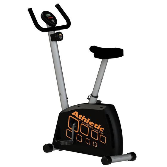 Bicicleta Ergométrica Athletic CLB 10 Vertical 8 Níveis de Esforço Suporta 150kg 7 funções Menor preço em Bicicleta Ergométrica Athletic CLB 10 Vertical 8 Níveis de Esforço Suporta 150kg 7 funções
