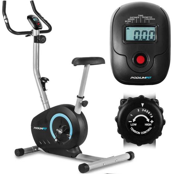 Imagem de Bicicleta Ergométrica PodiumFit V200 - Magnética - 8cargas - Silenciosa