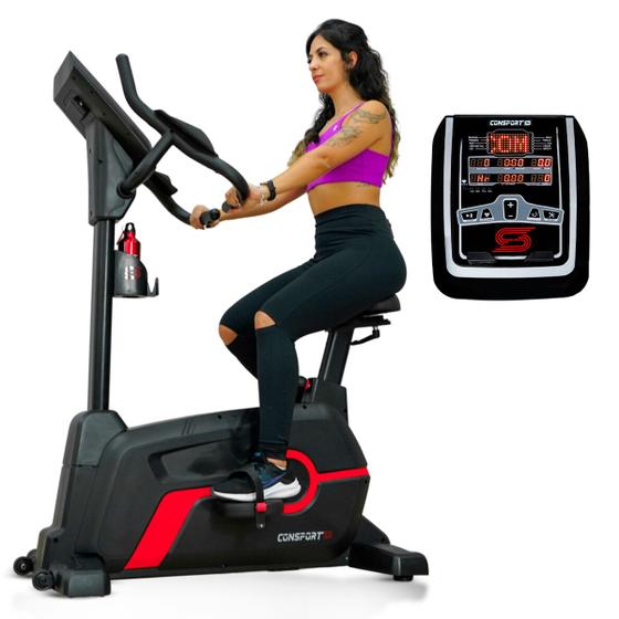 Bicicleta Ergométrica Vertical V-3000 Aparelho para Academia Consport ...