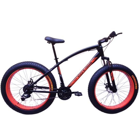 Imagem de Bicicleta Fat Bike Aro 26 Vizu X-Treme 21v Suspensão