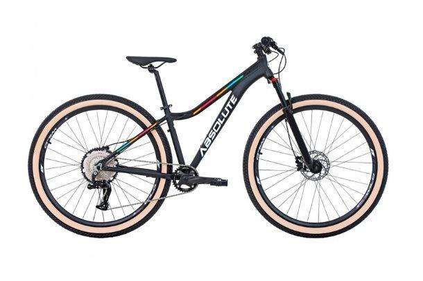 Bicicleta Feminina 29 Absolute Mia 3 Garfo Trava 11v Hidráulica 1x11 Garfo com Trava no Ombro Pneu com Faixa Bege - Preto Menor preço em Bicicleta Feminina 29 Absolute Mia 3 Garfo Trava 11v Hidráulica 1x11 Garfo com Trava no Ombro Pneu com Faixa Bege - Preto