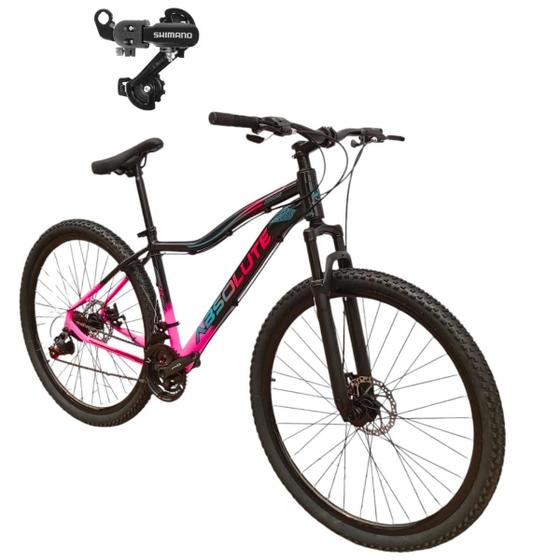 Imagem de Bicicleta Feminina Aluminio Absolute Hera 21 Velocidades Aro 29  C/ Câmbio Traseiro Shimano