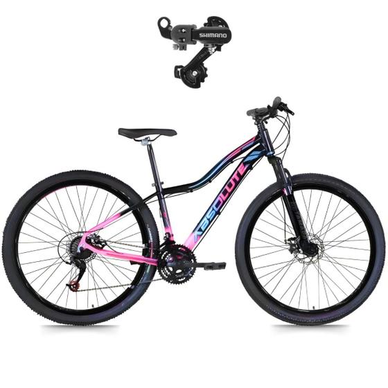 Imagem de Bicicleta Feminina Aluminio Absolute Hera Mtb 21 Marchas Aro 29 Câmbio Traseiro Shimano 