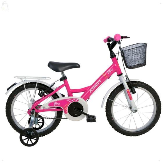 Imagem de Bicicleta Feminina Aro 16 Novo Modelo Bliss Rosa