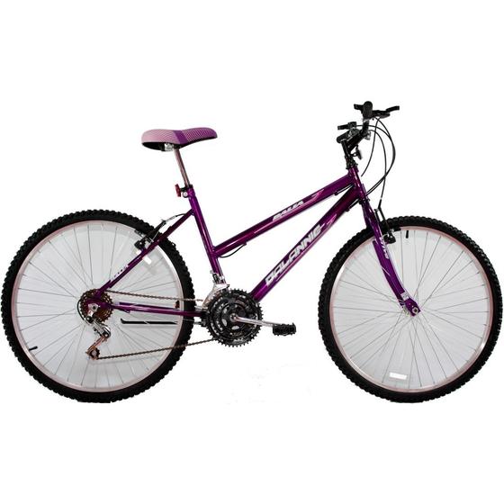 Imagem de Bicicleta Feminina Aro 26 18 Marchas Dalia Violeta