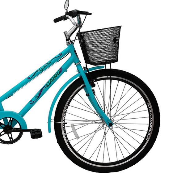 Imagem de Bicicleta Feminina Cairu Aro 26 com Cesta Personal Genova