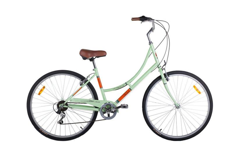 Bicicleta Mobele Bikes Retrô Imperial Aro 700 Rígida 7 Marchas - Verde