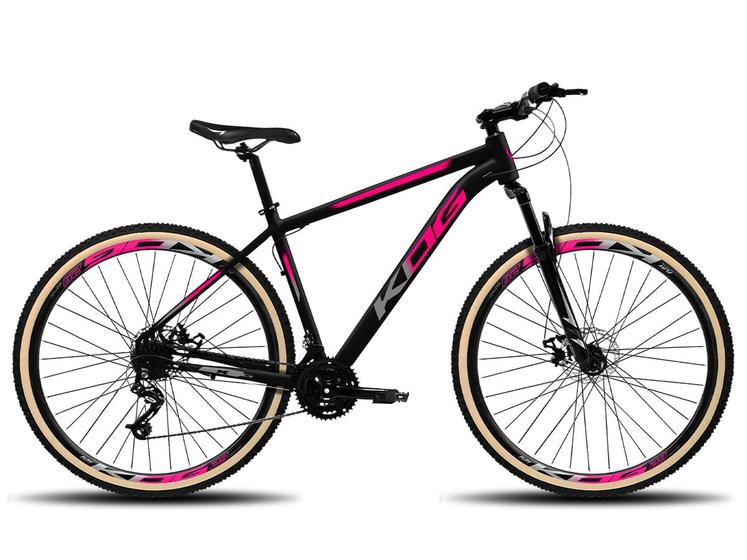 Bicicleta Feminino 29 KOG 24V Shimano Freio Disco Hidráulico Menor preço em Bicicleta Feminino 29 KOG 24V Shimano Freio Disco Hidráulico