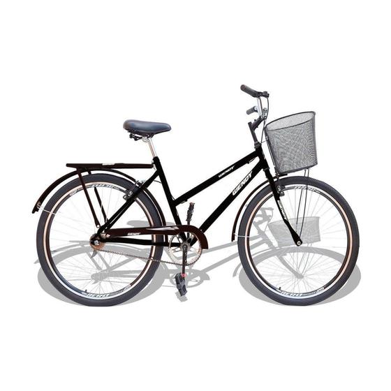 Bicicleta Gênova aro 26 modelo poti preta. Menor preço em Bicicleta Gênova aro 26 modelo poti preta.