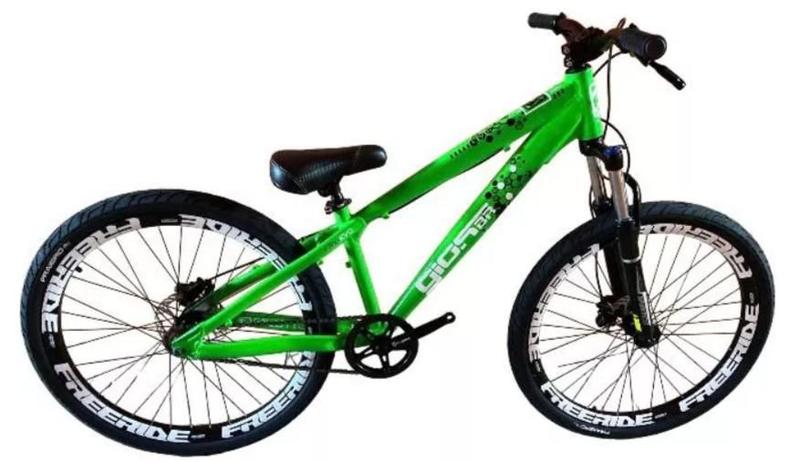 Imagem de Bicicleta Gios Frx Evo Verde Neon Aro 26 Freeride Freio Disco Hidráulico