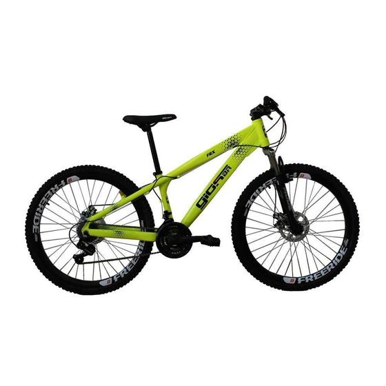 Imagem de Bicicleta Gios FRX Freeride Aro 26 Freio a Disco 21 Velocidades Cambios Shimano Gios Amarelo Neon