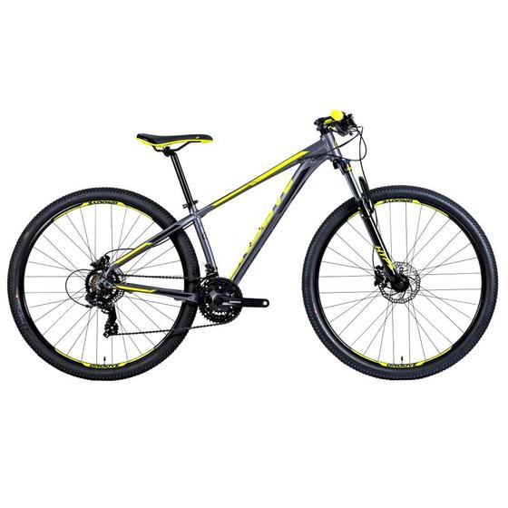Bicicleta Groove Hype 50 24v HD Grafite/Amarelo/Preto Quadro 17 Menor preço em Bicicleta Groove Hype 50 24v HD Grafite/Amarelo/Preto Quadro 17