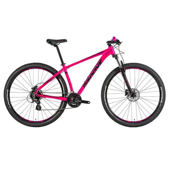 Bicicleta Groove Indie 50 24v HD Rosa/Preto Quadro 17 Menor preço em Bicicleta Groove Indie 50 24v HD Rosa/Preto Quadro 17