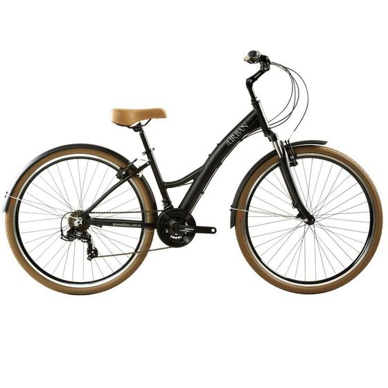 Bicicleta Groove Urban Aro 700 Susp. Dianteira 21 Marchas - Preto