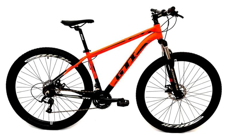 Imagem de Bicicleta GTI Roma Aro 29 Quadro 19 Alumínio laranja/preto 21V .