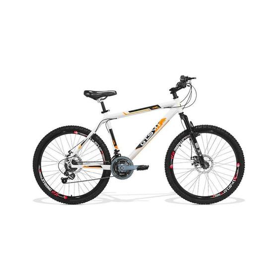 Bicicleta Gts M1 Walk New Disc T17 Aro 29 Susp. Dianteira 24 Marchas - Branco/laranja