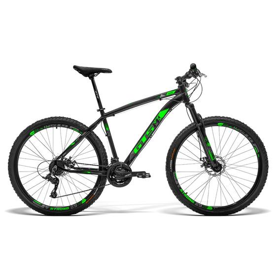 Bicicleta Gts M1 Ride New T19 Aro 29 Susp. Dianteira 24 Marchas - Preto/verde