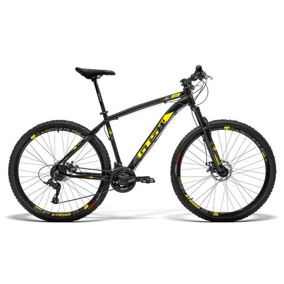 Bicicleta Gts M1 Ride New T19 Aro 29 Susp. Dianteira 24 Marchas - Amarelo/preto