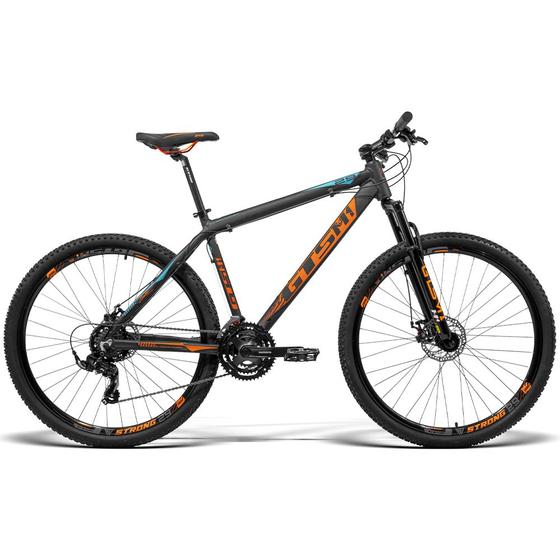 Bicicleta Gts M1 Advanced Disc T19 Aro 29 Susp. Dianteira 21 Marchas - Azul/laranja