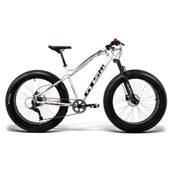 Bicicleta GTS Fat Bike Tsi 7 Aro 26 com Freio a Disco Hidráulico Cambio GTSM1 TSI 7 Marchas e Suspensão GTS M1 I-Vtec FAT Menor preço em Bicicleta GTS Fat Bike Tsi 7 Aro 26 com Freio a Disco Hidráulico Cambio GTSM1 TSI 7 Marchas e Suspensão GTS M1 I-Vtec FAT