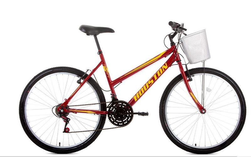 Bicicleta Houston Foxer Hammer Aro 26 com 21 Marchas e Freio VBrake