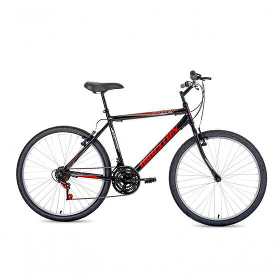 Imagem de Bicicleta Houston Foxer Hammer V-Brake Preta Aro 26 21v