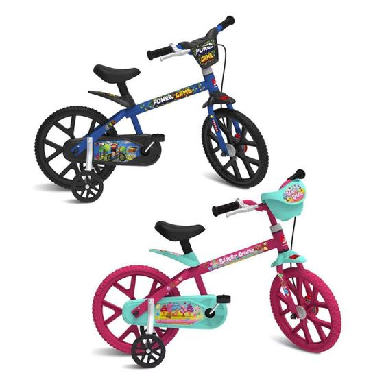 Imagem de Bicicleta infantil 4 a 6 Anos Aro 14 Power Game Bandeirante