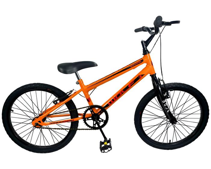Imagem de Bicicleta Infantil 6 a 8 anos Aro 20 + Aro Preto - Wolf bikes