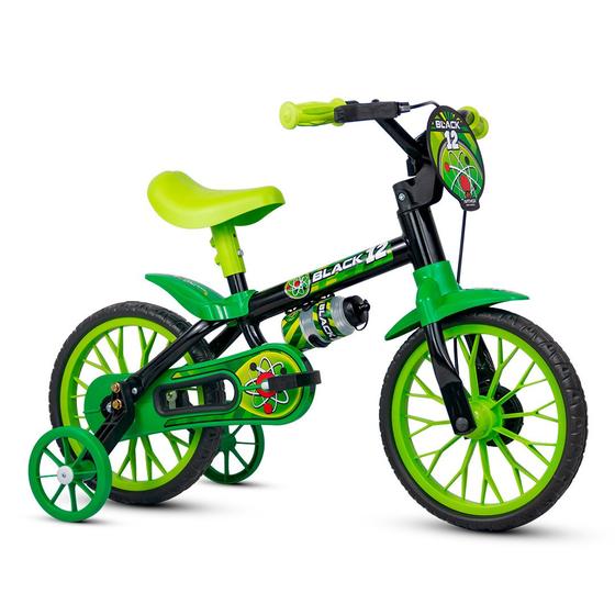 Imagem de Bicicleta Infantil Aro 12 Black Nathor