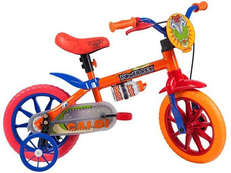 Imagem de Bicicleta Infantil Aro 12 Caloi Power Rex 1 Marcha - com Rodinhas