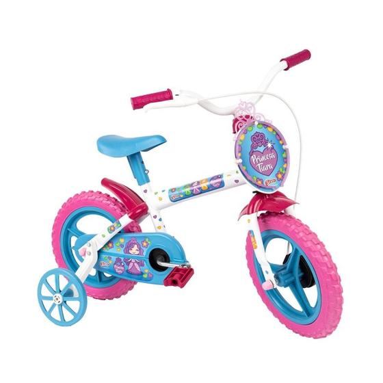 Imagem de Bicicleta Infantil Aro 12 Princesa Tiara 3 A 5 Anos