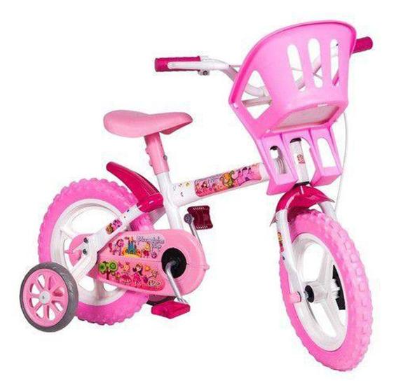 Bicicleta Infantil Aro 12 Princesinha - Styll Baby Menor preço em Bicicleta Infantil Aro 12 Princesinha - Styll Baby