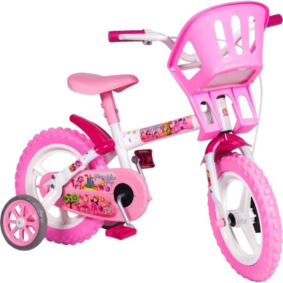 Bicicleta Infantil Aro 12 - Princesinha - Styll Kids Menor preço em Bicicleta Infantil Aro 12 - Princesinha - Styll Kids