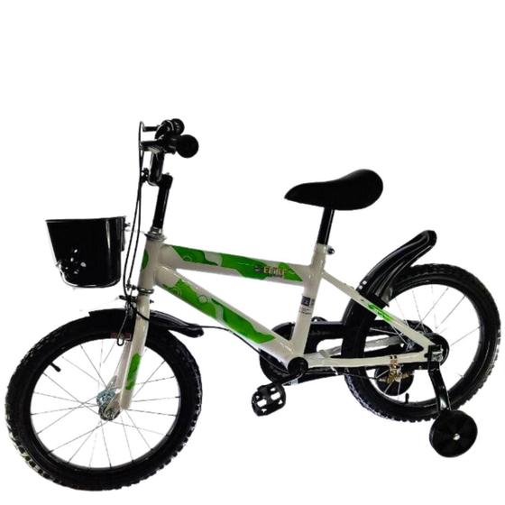 Imagem de Bicicleta Infantil Aro 16 Com Cestinha Elite Cor Branca