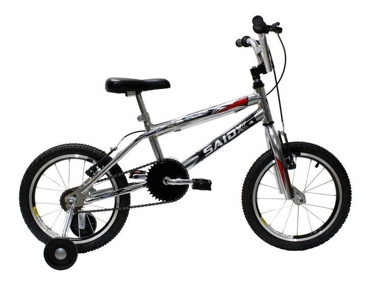 Bicicleta Infantil Aro 16 Freios V-brake Com Rodinhas Cross - Saidx ...