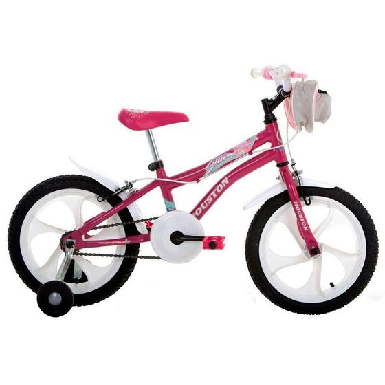 Imagem de Bicicleta Infantil Aro 16 Houston Tina Com Bolsa