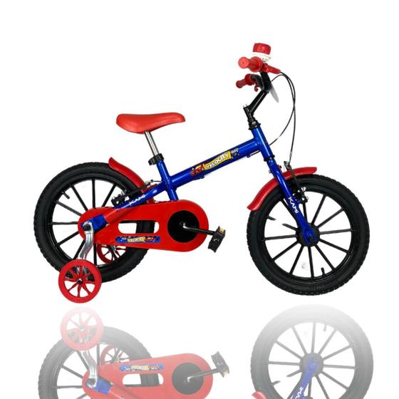 Imagem de Bicicleta Infantil Aro 16 Kami Velo C/ Rodinhas 4 a 6 Anos
