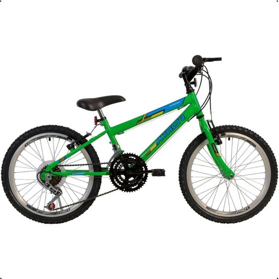 Bicicleta Athor Bike Evolution Aro 20 Rígida 18 Marchas - Branco/verde