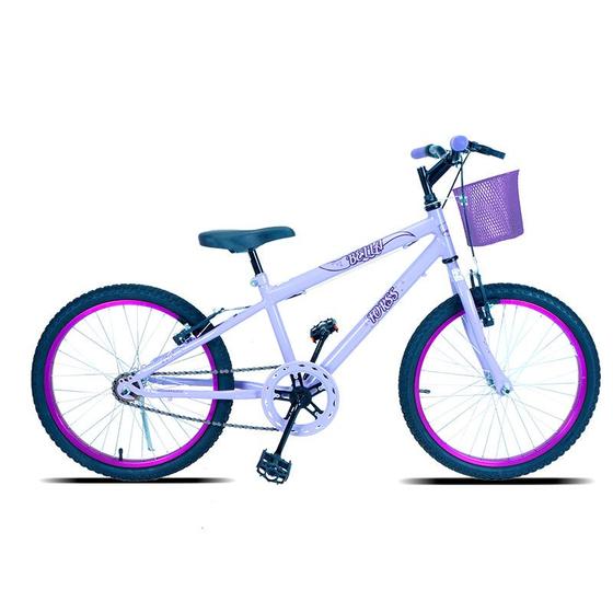 Imagem de Bicicleta Infantil aro 20 Forss Bella Com Cestinha