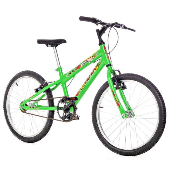 Imagem de Bicicleta Infantil Aro 20 Free Action Joy Bike V-Brake Verde