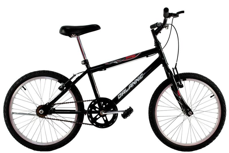 Bicicleta Dalannio Bike Cross Bmx Aro 20 Rígida 1 Marcha - Preto