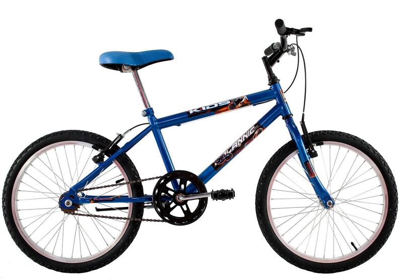Bicicleta Dalannio Bike Cross Kids Aro 20 Rígida 1 Marcha - Azul