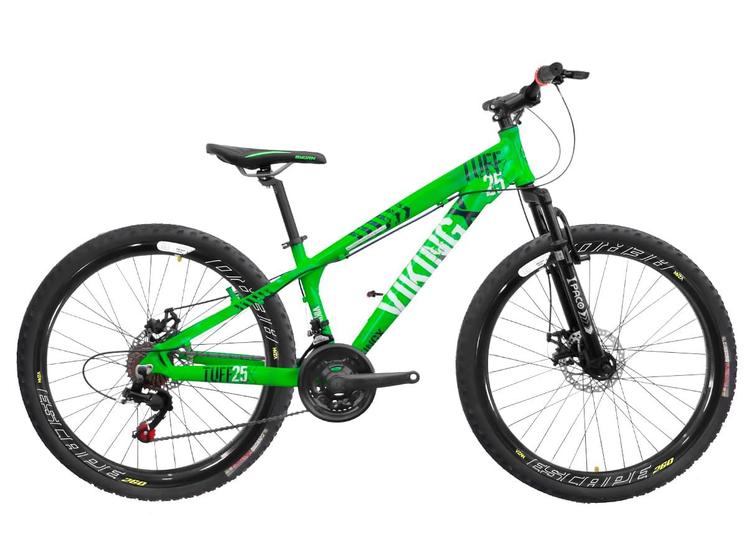 Imagem de Bicicleta Infantil Aro 26 Viking Tuff 25 18 Marcha Freio Disco