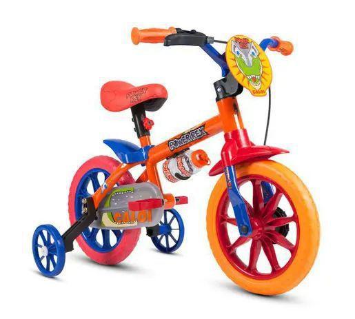 Imagem de Bicicleta Infantil Caloi Aro 12 Power Rex a partir de 3 anos