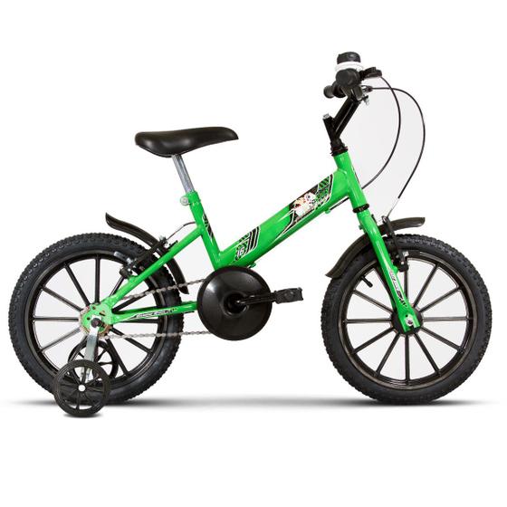 Bicicleta Ultra Bikes Kids Aro 16 Rígida 1 Marcha - Verde