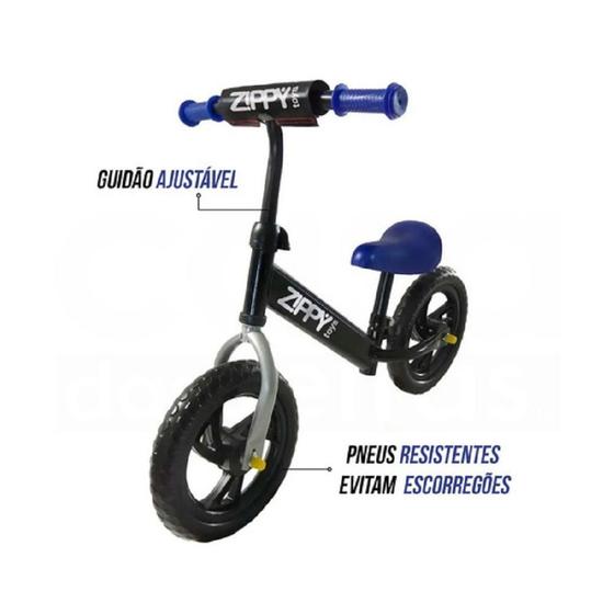 Imagem de Bicicleta infantil de equilíbrio aro 12 763 zippy toys