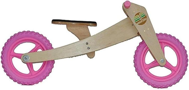 Imagem de Bicicleta Infantil Em Madeira 3 Em 1 Camara Woodbox - Rosa
