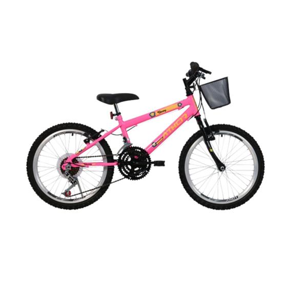 Imagem de Bicicleta Infantil Feminina Charmy 18v Cestão Aro 20 Athor 